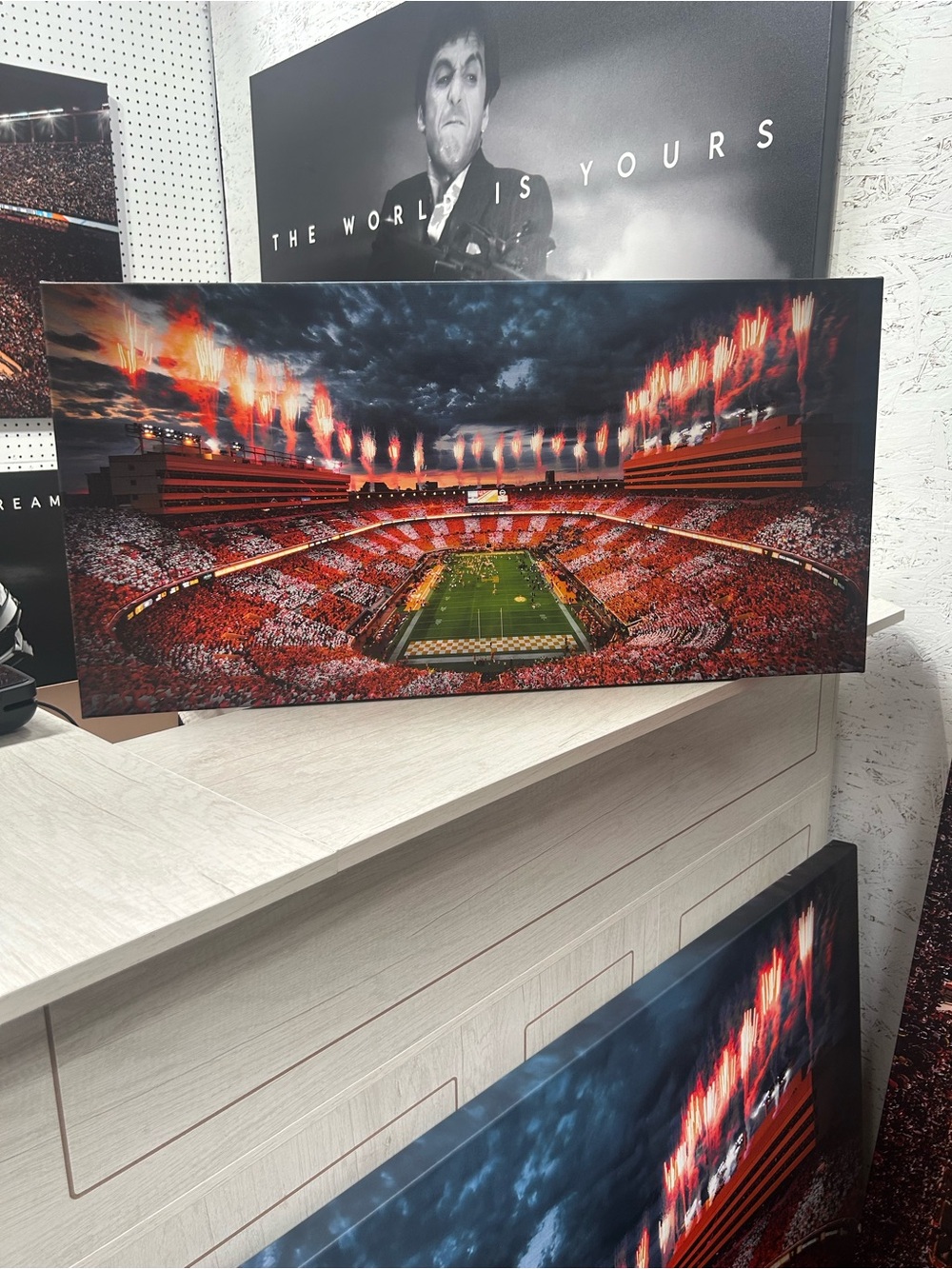Brand New Tennessee Volunteers Football Neyland Stadium Art Canvas